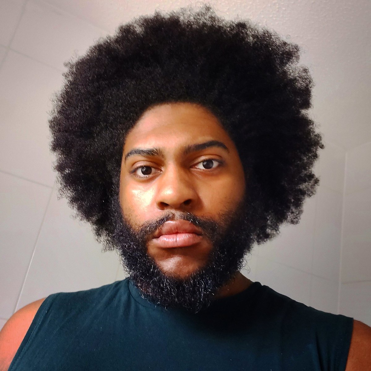 People ask me why I grew my hair.I was tired of being forced into a barber's chair as a child & teen bimonthly when my hair was too long to comb through a small comb. Rather than caring for it, we remove it.Brothers I challenge you.Why is it you feel more human with no hair?