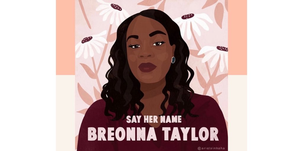 fiercelyenough's tweet photo. Breonna Taylor should still be alive today - celebrating her 27th birthday w/family &amp; friends.

Justice has been delayed &amp; denied.

Commemorate her life and fight to get her, her family &amp; her community justice. Act ⬇️

https://t.co/CJ6YS8B5Tk

#SayHerName #BirthdayForBreonna https://t.co/PVtwsA7qXS