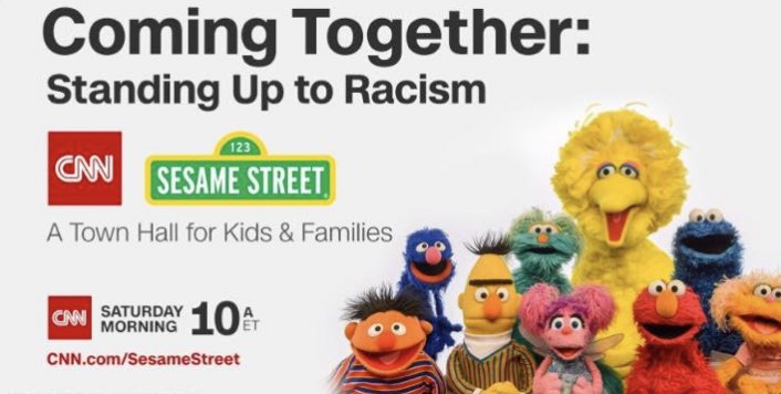 Big Bird will join <a href="/CNN/">CNN</a> staff to moderate a Town Hall event entitled “Coming Together: Standing Up to Racism.” The show will talk to kids about racism, the recent nationwide protests, embracing diversity and being more empathetic and understanding. <a href="/RCSDNYS/">Rochester City School District</a> Details are below...