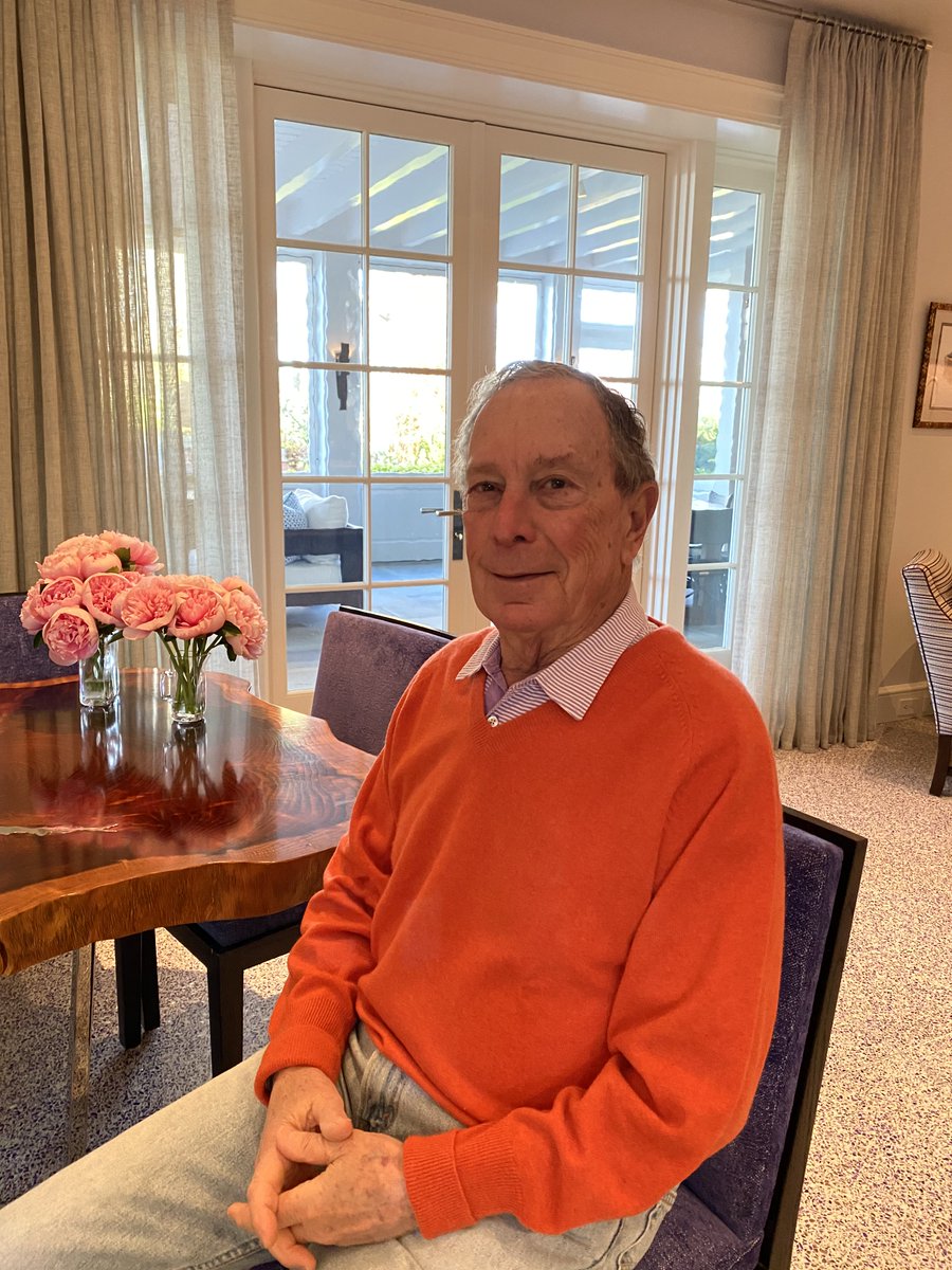 MikeBloomberg's tweet photo. Today is National Gun Violence Awareness Day. 
 
I #WearOrange for the millions of moms, students, survivors and volunteers working to end gun violence.
 
We’ve made so much progress already—but we’re just getting started. https://t.co/VYsHN4bHQq