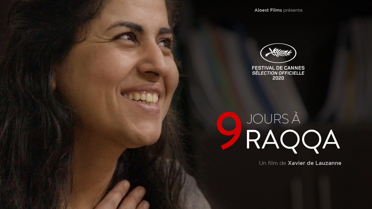 Aloest Films (@aloestprod) on Twitter photo Si fiers de voir s'afficher cette palme Sélection Officielle #Cannes2020 aux côtés de 9 JOURS A RAQQA, un film de #XavierdeLauzanne sur #LeilaMustapha, la dame de #Raqqa
Quelle reconnaissance et quelle joie ✨🤩
Merci <a href="/Festival_Cannes/">Festival de Cannes</a> 🙏
#9joursaraqqa Si fiers de voir s'afficher cette palme Sélection Officielle #Cannes2020 aux côtés de 9 JOURS A RAQQA, un film de #XavierdeLauzanne sur #LeilaMustapha, la dame de #Raqqa
Quelle reconnaissance et quelle joie ✨🤩
Merci <a href="/Festival_Cannes/">Festival de Cannes</a> 🙏
#9joursaraqqa