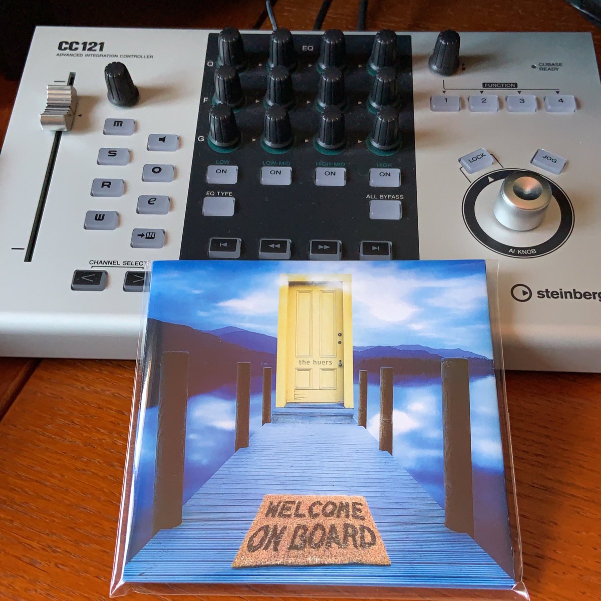 TheHuers's tweet photo. Our brand new album, Welcome On Board, is available for pre-order today! It contains many of the covers we often play live. Go and have a listen - if you buy today, no commission is charged by the lively people at Bandcamp!
https://t.co/GtAG1VkD7O https://t.co/XgcOgVbt3P