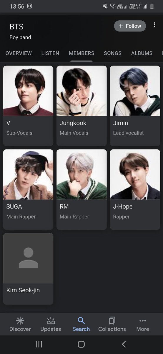 Minha11151949's tweet image. What is wrong with google?...I searched up BTS members and it's not showing jin....#fixgoogle #welovejin #respectjin