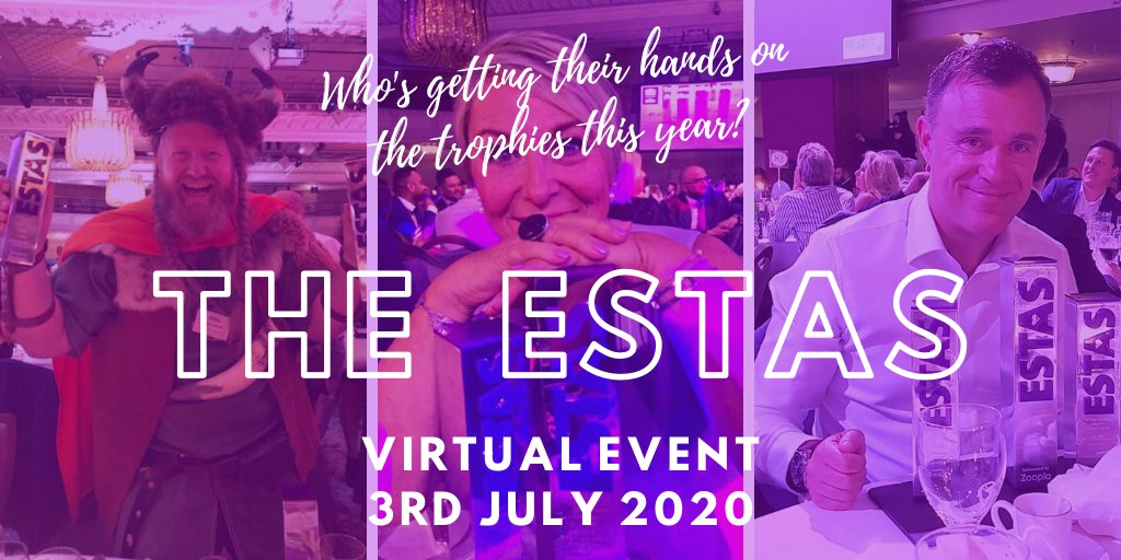 Agents Giving are proud to be supported <a href="/THE_ESTAS/">The ESTAS</a>  We are looking forward #virtual #awards hosted <a href="/PhilSpencerTV/">Phil Spencer</a> Register at bit.ly/30a62oz Chance to win 2 tickets <a href="/Agents_Giving/">Agents Giving</a> Summer Ball 2021 &amp; one night stay <a href="/EpsomRacecourse/">Epsom Downs Racecourse</a> by donating £10 bit.ly/2AJYeiM