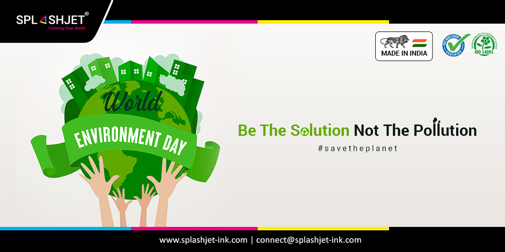 We Support One World, Clean World, Green World! 🔵🔴🟡⚫

Choose to fight climate change, protect the environment &amp; make better consumption choices, your action will add to the collective voice.

#splashjetink #splashjet #WorldEnvironmentDay2020 #TimeForNature #ClimateChange