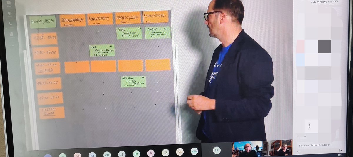 aeRoot's tweet photo. Heute auf dem #enablingMSL20 Barcamp. Zum ersten mal online in #MSTeams.
Bisher ca. 60 Teilnehmer, 7 Stunden Programm und gute Vorbereitung von den Veranstaltern.👍 https://t.co/N3uPcp7uXg