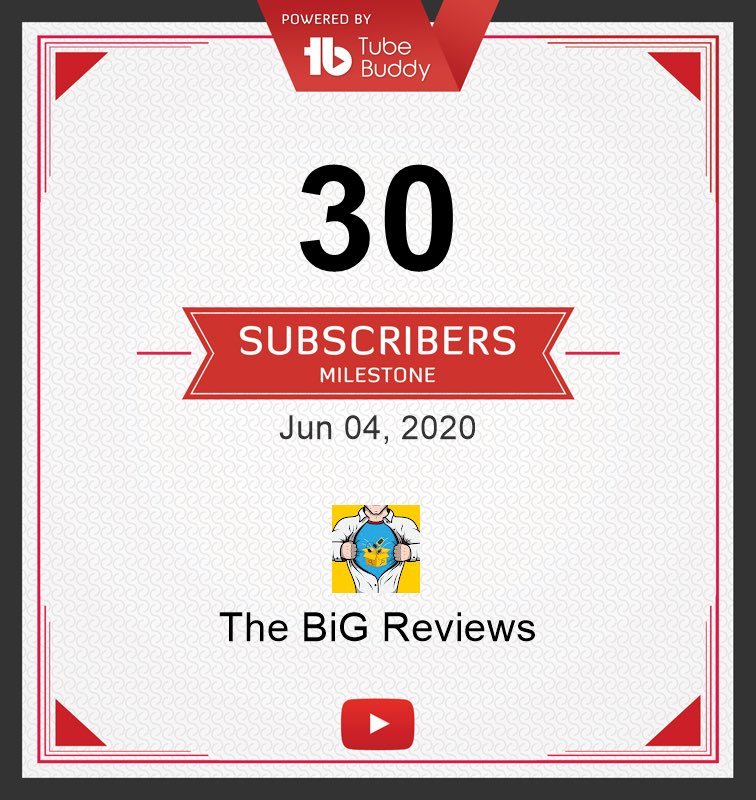 thebigreviews's tweet image. I doing my best for my #youtube chanel and today I already have 30 #subscribers . Thank you so much for you all. I hope more peou will be happy to helping growing #Thebigreviews YouTube channel. #YouTubeVideo