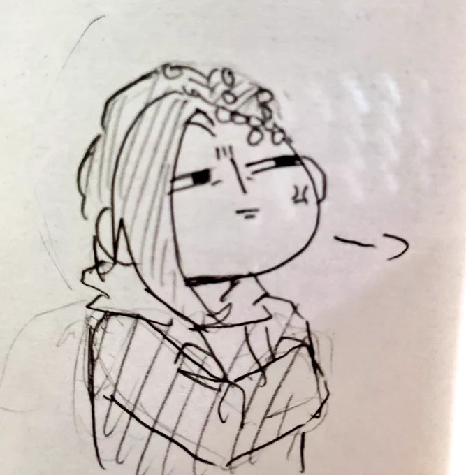 これ自分で描いててくそツボ 