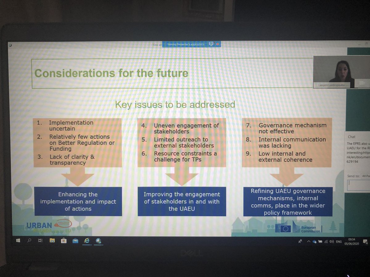 cllrkmac's tweet photo. #CoRwork Busy 2nd morning online with the fab @EUUrbanAgenda co-ordinators; clearly vast work done &amp; many more journeys to go; many thanks to all involved @EA_CoR @IrishRegions_EU @SouthernAssembl #coter @EU_CoR https://t.co/vUxXnBJ1iz