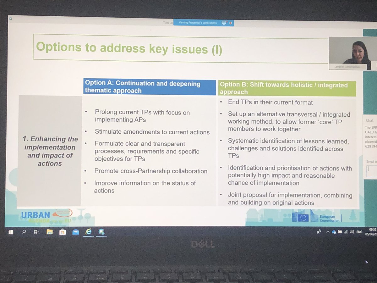 cllrkmac's tweet photo. #CoRwork Busy 2nd morning online with the fab @EUUrbanAgenda co-ordinators; clearly vast work done &amp; many more journeys to go; many thanks to all involved @EA_CoR @IrishRegions_EU @SouthernAssembl #coter @EU_CoR https://t.co/vUxXnBJ1iz