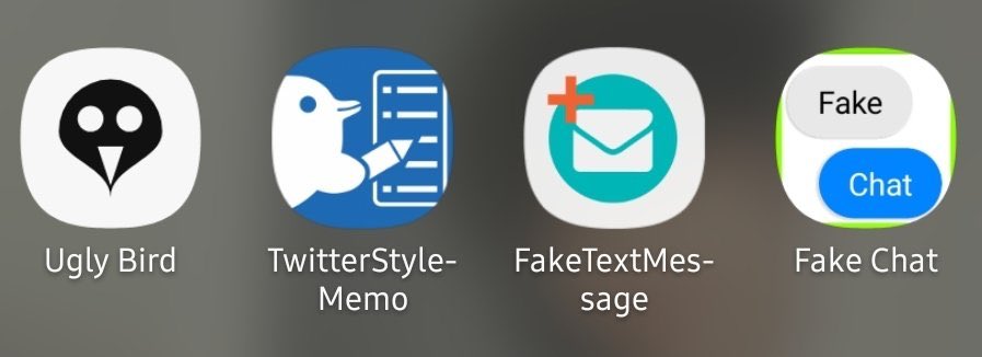 Android apps from  @spicydokyeom and  @lovemoonjun (Basahin nyo din AUs nila! I recommend hehe)  Yung TwitterStyleMemo daw yung closest to Twitter (and may private Twitter option din) tapos Social Prank daw for ig! 