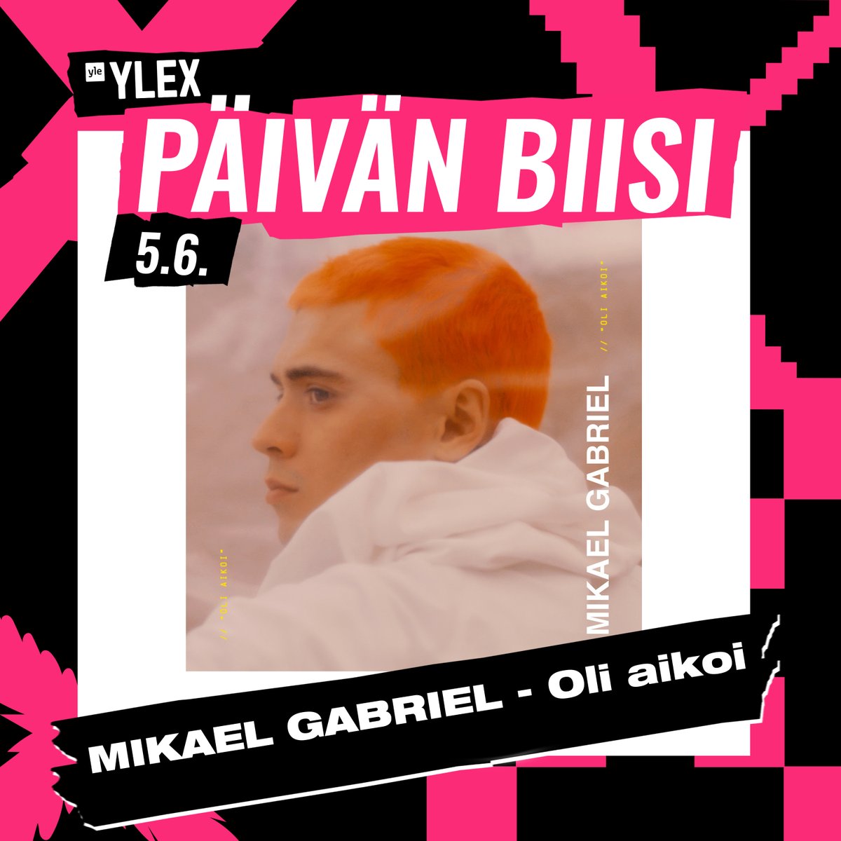 Tänään <a href="/YleX/">YleX</a> Päivän biisinä soi tänään julkaistu <a href="/MikaelGabriel/">Mikael Gabriel</a>'in "Oli aikoi".

Kuuntele kappale tästä: lnk.to/oliaikoiTP