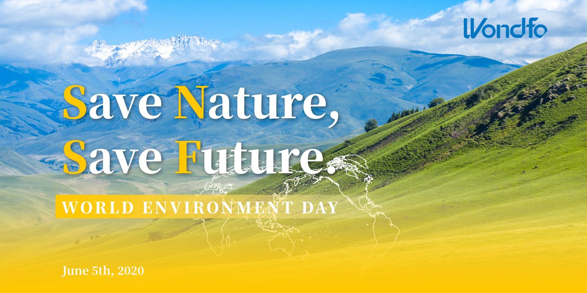 WondfoBiotech's tweet photo. To save the environment is to save our future. This planet gives us everything we need to live on. It’s time to act #ForNature and build a better world for generations to come. #WorldEnvironmentDay #FightWithWondfo https://t.co/hTWsyJEcaM