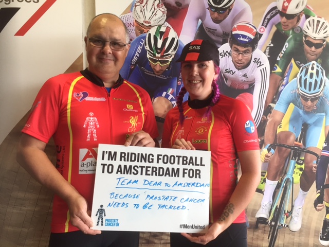 ProstateUK's tweet photo. Today hundreds of football fans should've been kicking off their 145 mile pedal-pilgrimage to Amsterdam.
Unfortunately Football to Amsterdam has been postponed, but we will be back! 💪 And in the meantime here are some favourite snaps from the last few years 😻👇 #F2A #TeamDear https://t.co/GICEYpYpdv