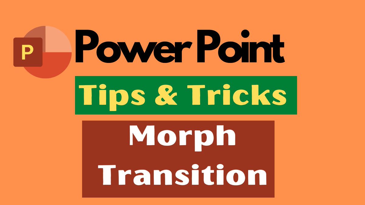 SakthivelavanK's tweet image. Morph Transition in Power Point : youtu.be/7BdoEUoKrpU
#PowerPoint
#ComputerTutorial
#Presentation
#design
#Business
#Education
#Online
#ChintuKaBirthday 
#SPbalasubramanyam 
#Choked