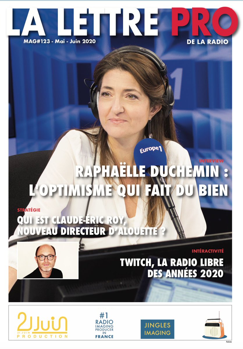 Anissa Ghazi (@anyssah) on Twitter photo 📻<a href="/DucheminRapha/">Raphaëlle Duchemin</a> : " L'optimisme qui fait du bien" à retrouver dans le dernier numéro de <a href="/LaLettrePro/">La Lettre Pro de la Radio 📻</a>
 et sur <a href="/Europe1/">Europe 1</a> du lundi au vendredi entre 12h et 14h avec <a href="/EAssayag/">Elisabeth Assayag</a> et <a href="/Pierredevilno/">Pierre de Vilno</a>.
x.com/LaLettrePro/st… 📻<a href="/DucheminRapha/">Raphaëlle Duchemin</a> : " L'optimisme qui fait du bien" à retrouver dans le dernier numéro de <a href="/LaLettrePro/">La Lettre Pro de la Radio 📻</a>
 et sur <a href="/Europe1/">Europe 1</a> du lundi au vendredi entre 12h et 14h avec <a href="/EAssayag/">Elisabeth Assayag</a> et <a href="/Pierredevilno/">Pierre de Vilno</a>.
x.com/LaLettrePro/st…