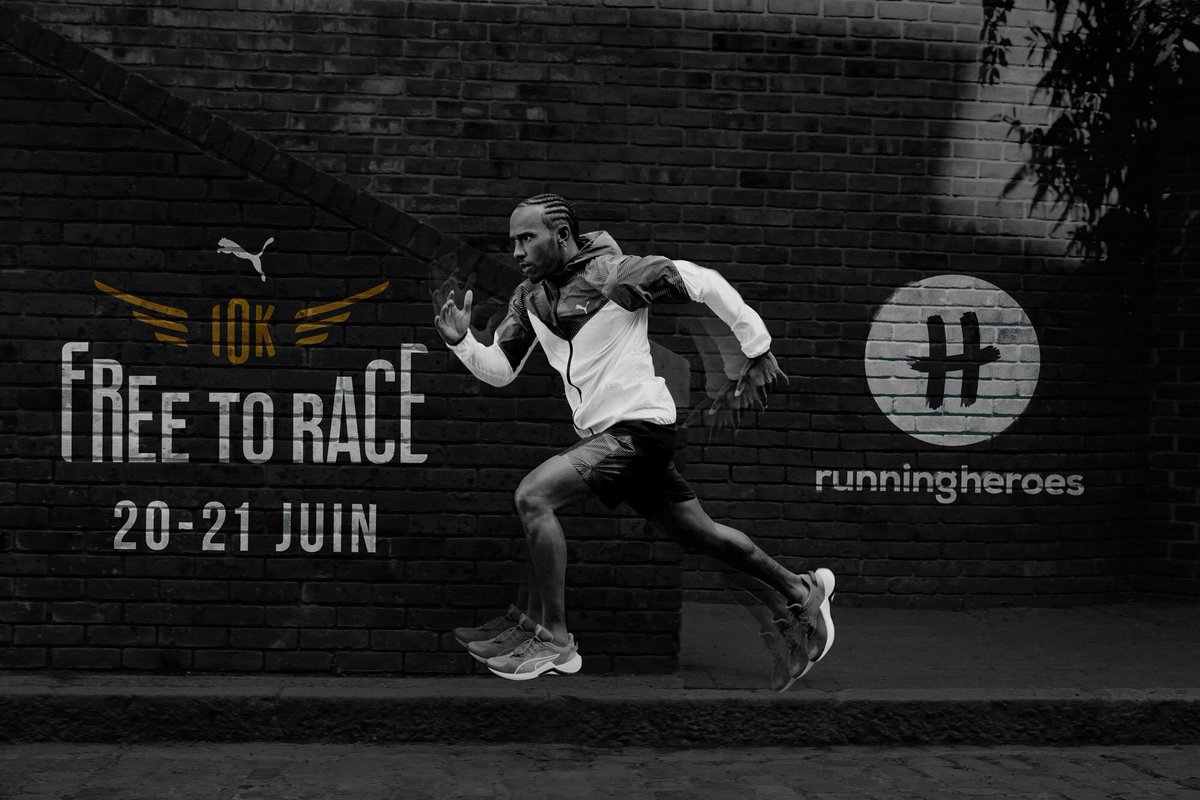 <a href="/PUMARunning/">PUMA Running</a> et <a href="/Running_Heroes/">Running Heroes</a> lancent le 10K Free to Race au profit de l’ <a href="/UNICEF_france/">UNICEF France</a> 🏃🙏

Une course solidaire avec de très très beaux lots à gagner !! Identifiez vos potes qui pourraient être intéressés à défier la Puma Fam ! ⤵️ 🐆 

<a href="/Rosemina_/">BABYGYAL</a>  
<a href="/FloriaGuei/">Floria GUEÏ</a> 
<a href="/VLavillenie/">Valentin Lavillenie</a>