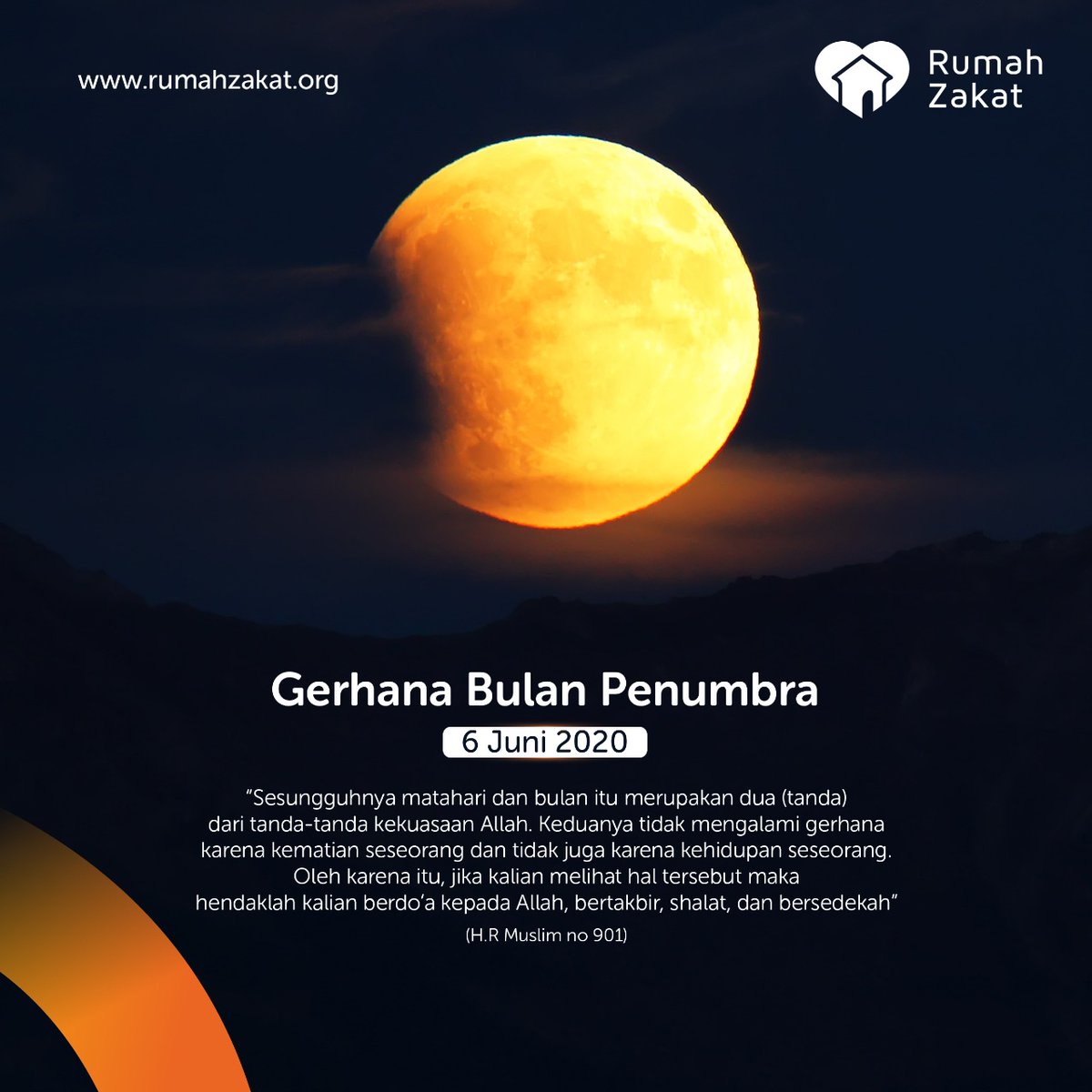 rumahzakat's tweet photo. "#KebesaranAllah ... Oleh karena itu, jika kalian melihat hal tersebut maka hendaklah kalian berdo’a kepada Allah, bertakbir, shalat, dan bersedekah” (H.R Muslim no 901)

Semoga peristiwa gerhana semakin menambah iman kita kepada Allah SWT. Aamiin.

#DimulaiDariKita" https://t.co/zM6kYrB5wR
