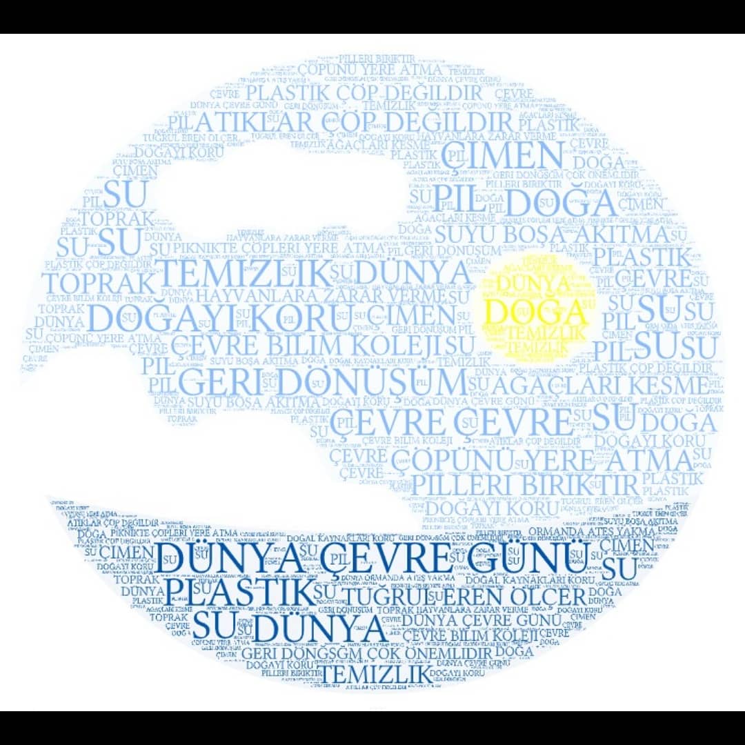 CBKcatalca's tweet photo. 1A sınıfı öğrencileri Bilgisayar dersinde Dünya Çevre Günü konulu Wordart çalışması yaptılar.#cevrebilimkoleji #buokulbaşkaokul #bueğitimbaşkaeğitim #uzaktaneğitim #evdeeğitim #vekilogretmenimvelim #7D #eğitim #evokul #evdeokul #devokul https://t.co/yosQ9MtvNv