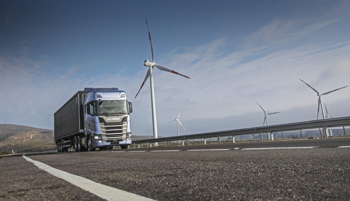 TransporteExpo's tweet photo. 100% energía renovable
#transporteylogistica #expotransporte #expologisti-k #transporte #logistica #acoplados #camiones #autoelevadores #Energía #Scania #Sustentabilidad https://t.co/n45CzgII29 https://t.co/vWkmaaDPPK