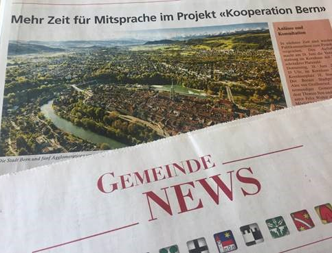 Bern_Stadt's tweet photo. #KooperationBern: Wegen der Corona-Krise mussten die Veranstaltungen zu den laufenden Fusionsabklärungen auf Eis gelegt werden. Nun wird am 18. Juni eine erste Veranstaltung nachgeholt. Weitere Infos finden Sie laufend im «Anzeiger Region Bern» und auf https://t.co/mxMw2ffyB1 https://t.co/19DR8O2Acr