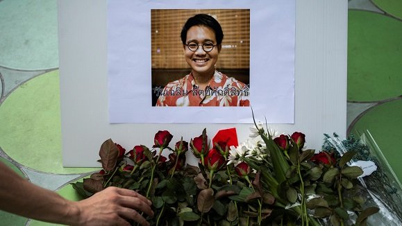 Cambodian and Thai police both denied abducting a Thai activist in the Cambodian capital, the latest apparent disappearance of a critic of the monarchy and government. #SaveWanchalearm #saveวันเฉลิม trended on Twitter in Thailand. So did #RIPวันเฉลิม. reut.rs/3cCMb3Z