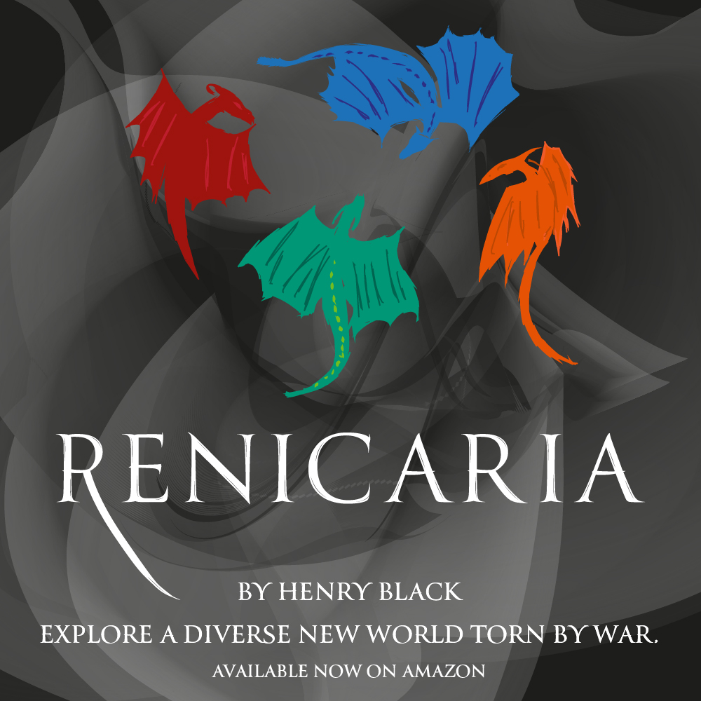It all started with a Dragon...

Get lost in the magical land of Renicaria. 

Witness the war that changed the World

Journey through the diverse lands and meet their powerful leaders

#fantasycommunity #writingcommmunity #writerslife #amwritingfantasy  

amazon.com/Henry-Black/e/…