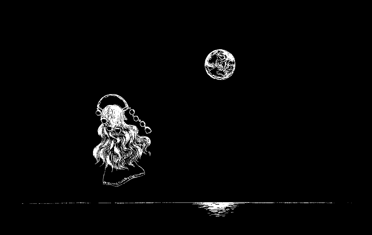 純狐(東方プロジェクト) 「#6月5日は純狐の日 」|柳葉みさがみ👻のイラスト