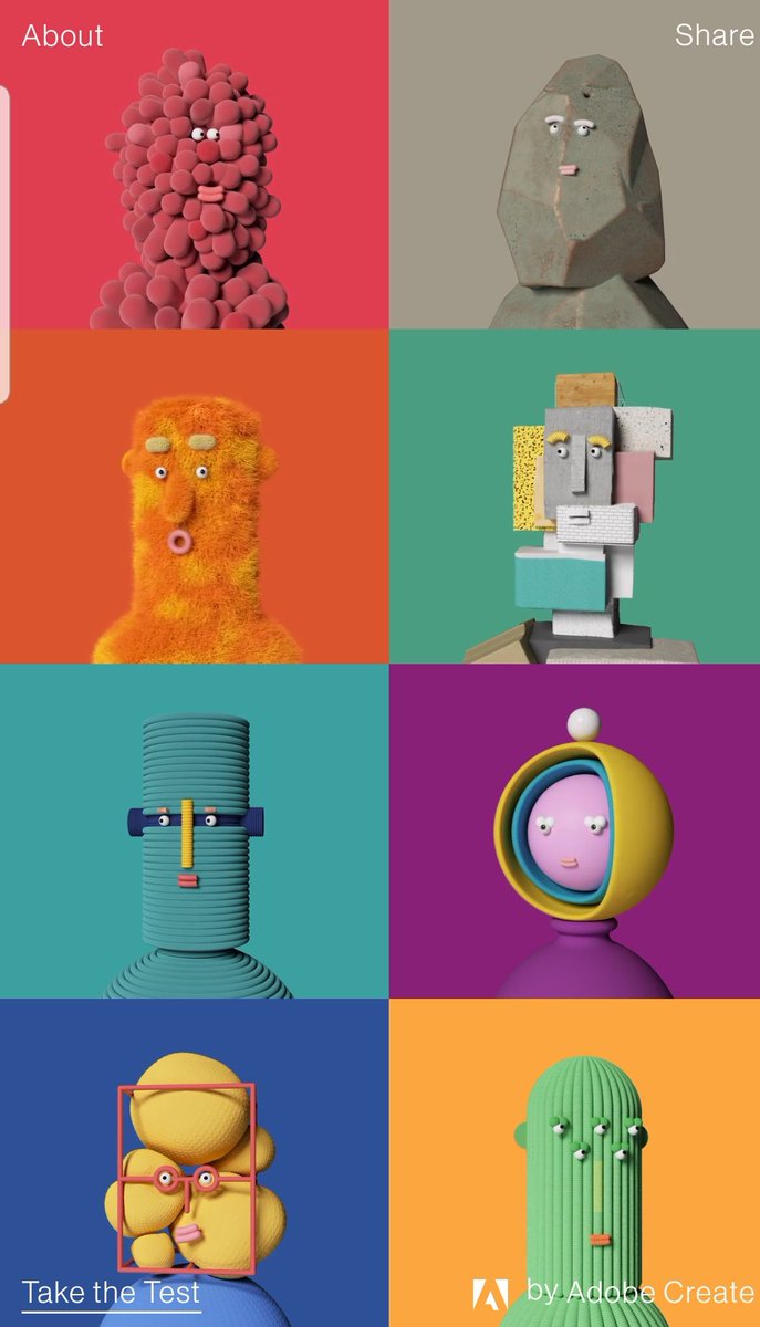 Carorossi's tweet photo. I just took this excellent,  simple and direct test of your #creativeprofile #creativetype from @Adobe 
Artist, Thinker, Adventurer, Maker, Producer, dreamer, innovator &amp; Visionary... which one r you? 
https://t.co/C2dpLPXk79 https://t.co/LomOtTL1Ti
