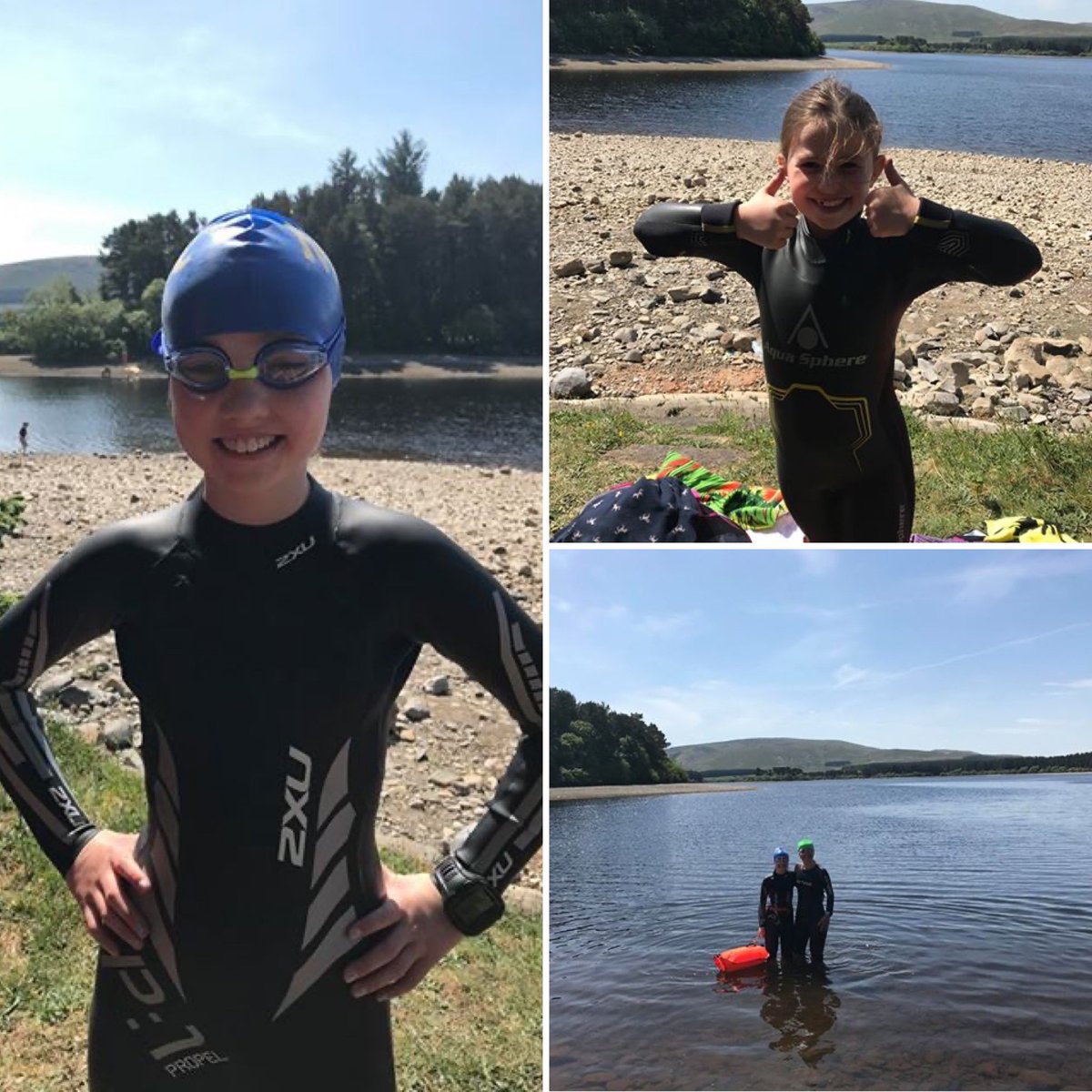 mascmarlins's tweet photo. Well Done Kirsty and Aillie who went open water swimming, this was with the help and experience from Mum and Dad and following guidance provided - great work all involved! #MASCAtHome #MASCFamily https://t.co/3MIvWAGQoa