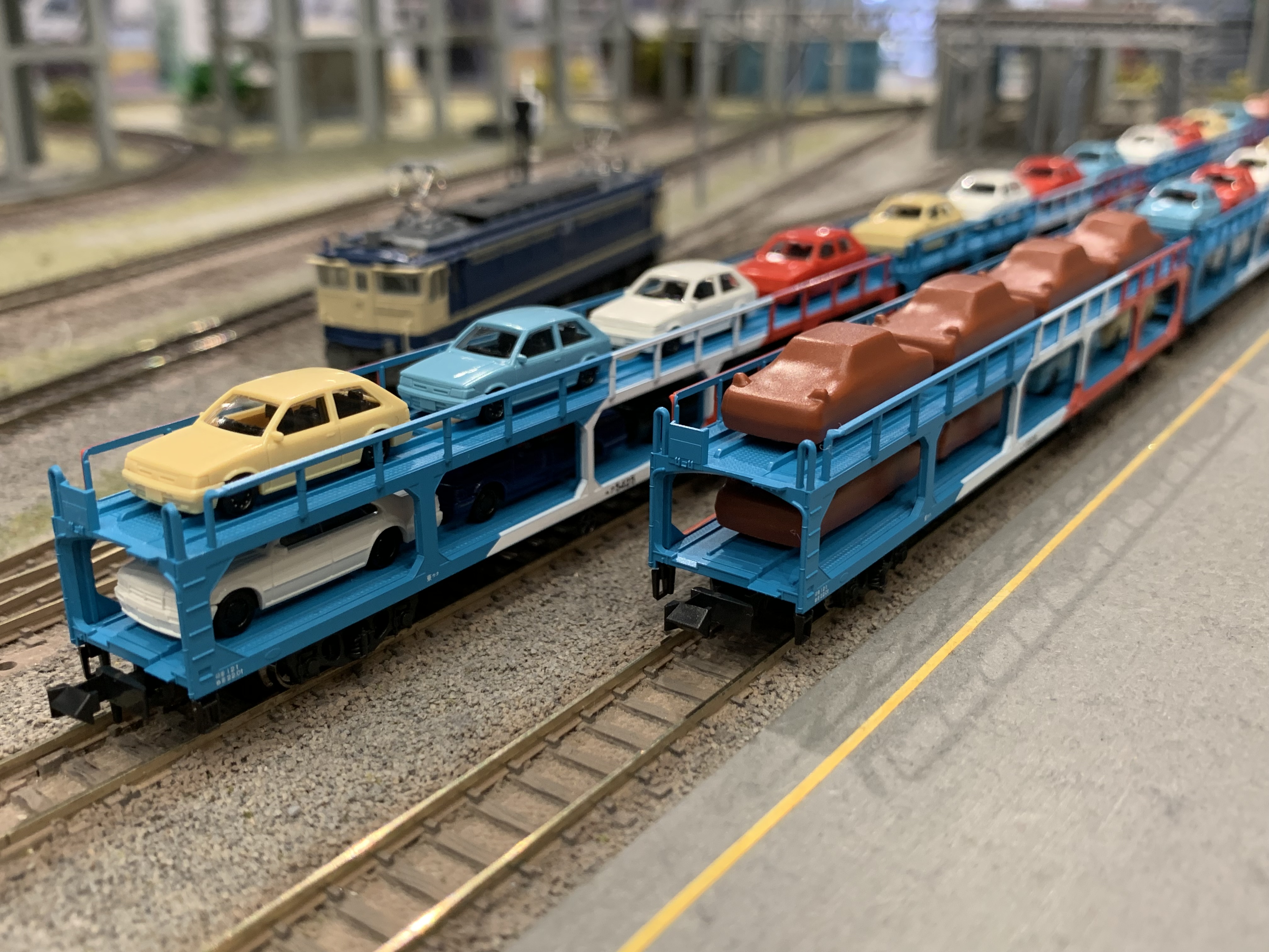 EF65 500とク5000 トリコロール EF65 500とク5000 トリコロール