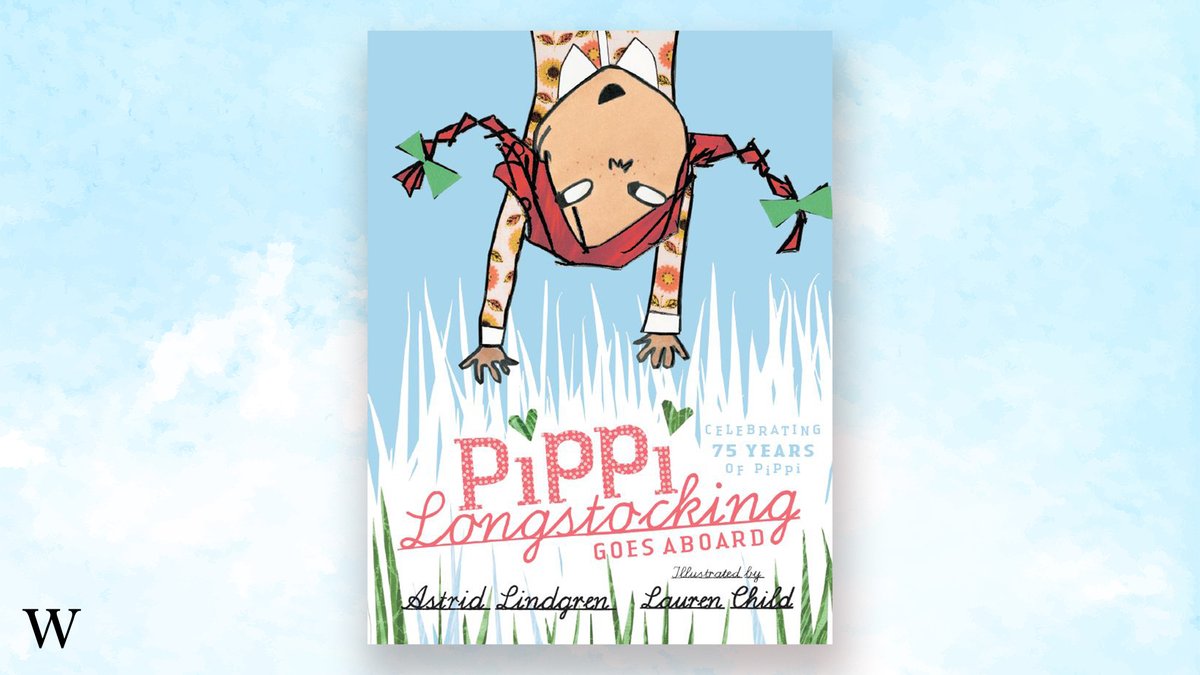 Waterstones's tweet photo. Astrid Lindgren's Pippi Longstocking returns this autumn in a glorious celebratory tribute to the strongest girl in the world in her 75th anniversary year, illustrated by Lauren Child. Pre-order this beautiful new edition (signed by Lauren Child!) here: https://t.co/MpWSTZD0ze https://t.co/zmSBry460U