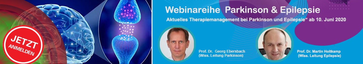 #Parkinson &amp; #Epilepsie
#CME - #Fortbildung Webinarreihe „Aktuelles Therapiemanagement bei Parkinson und Epilepsie“ ab 10. Juni 2020 cme.medcram.de/aktuelle-fortb…