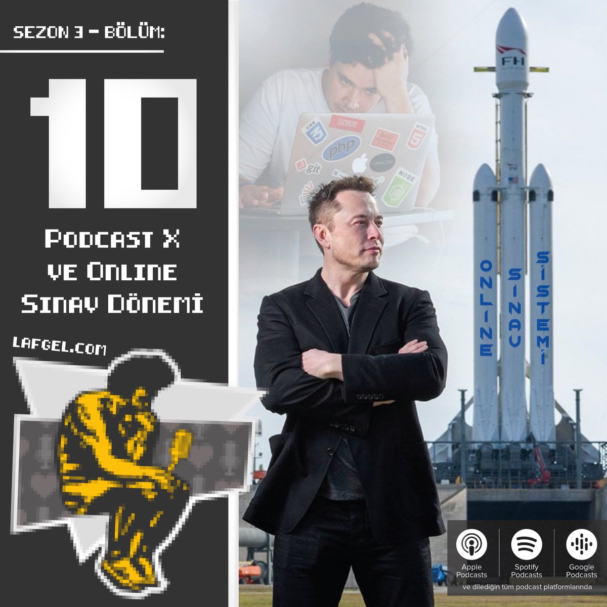 LafGel's tweet photo. SpaceX insanlı uzay uçuşu projesine bir üyesini kaptıran ekip, Berker'in çaktırmadan belirlediği başlıklar hakkında konuşurken araya online sınavlar, ilginç "influencer"lar ve dağınıklık giriyor.
🎧: https://t.co/pLG72NIVsr https://t.co/j0KqoBQZsi