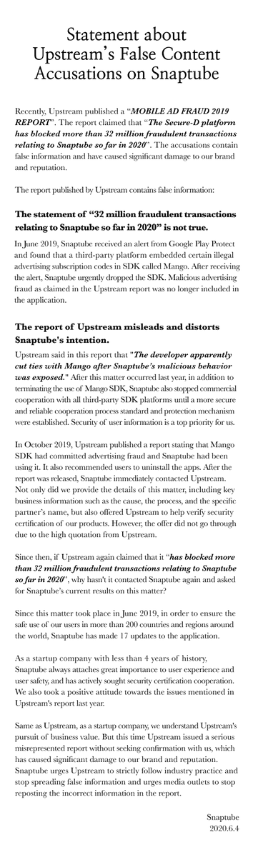 SnapTube Official tweet media