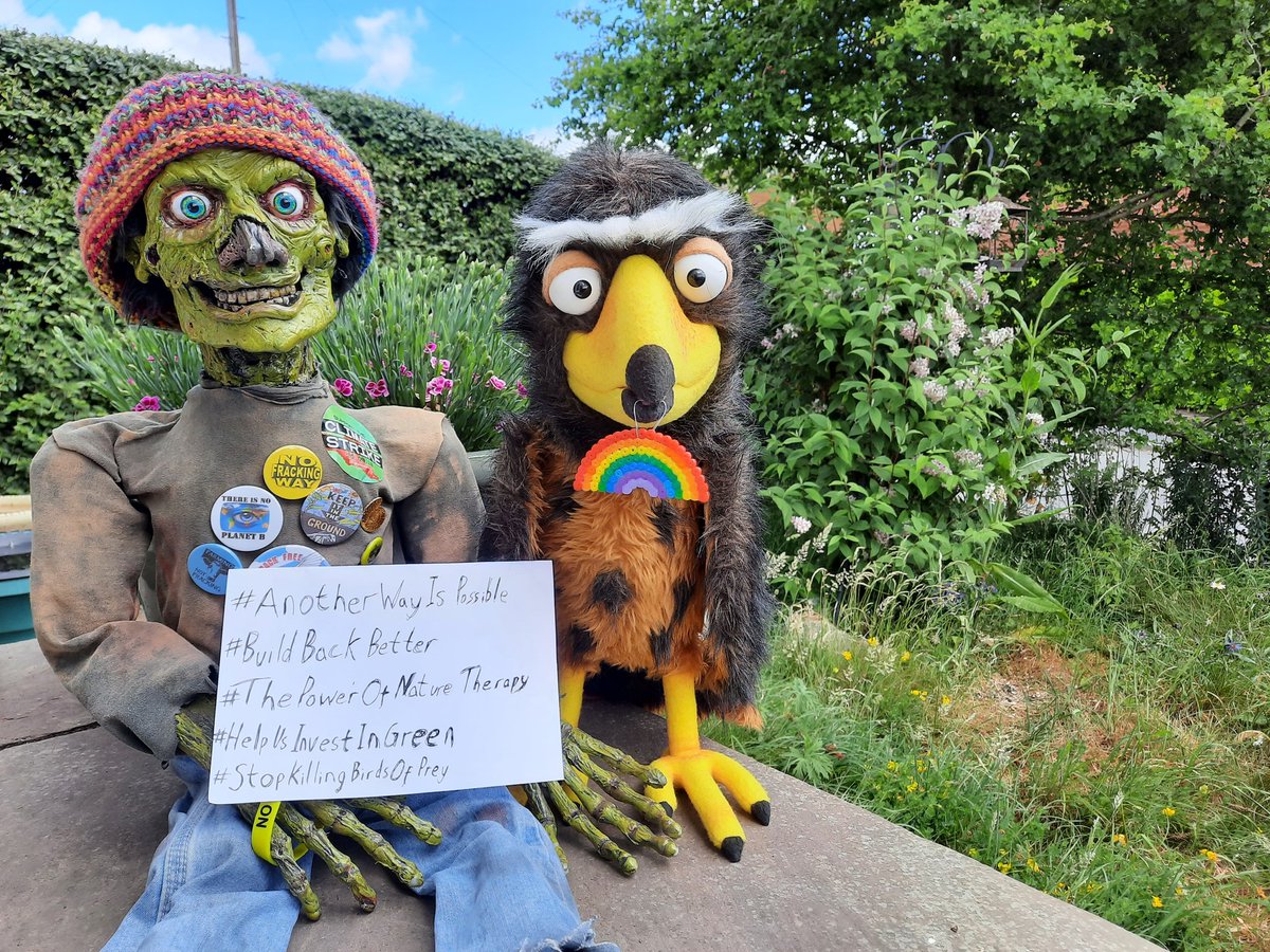 ShefEnvironment's tweet image. Many Slogans, One Vision; A Fairer Clean Future for Everyone!
#WorldEnvironmentDay #WorldEnvironmentDay2020 #AnotherWayIsPossible #BuildBackBetter #ThePowerOfNatureTherapy #HelpUsInvestInGreen #StopKillingBirdsOfPrey #NoFrackingWay #VirtualClimateStrike