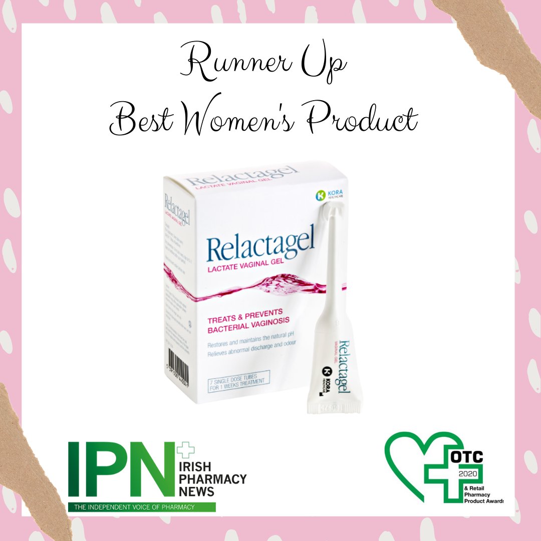 Relactagel was announced as Runner up in the Best Women's Product category at this years OTC&amp; Retail Product Awards. We were delighted to enter the awards to showcase Relactagel as one of the leading women's health products available over the counter, without a prescription.😊