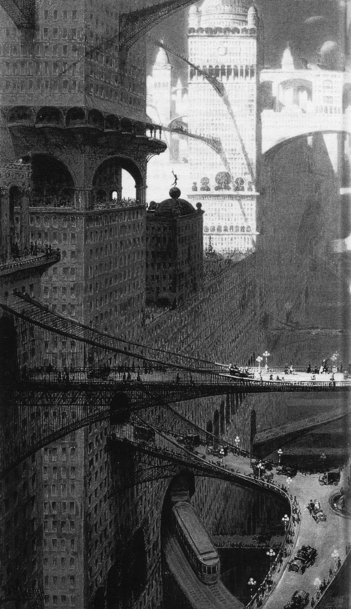 Visionary City, 1908, William Robinson Leigh