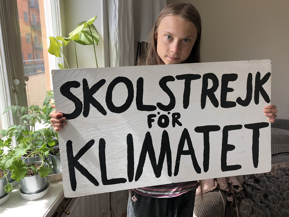 GretaThunberg's tweet photo. School strike week 94.
#climatestrikeonline  #StayAtHome #fridaysforfuture #schoolstrike4climate #flattenthecurve https://t.co/23xQX6O3TS