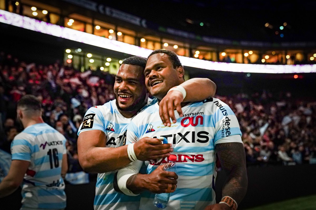 🥇 𝐂𝐥𝐚𝐬𝐬𝐞𝐦𝐞𝐧𝐭 𝐉𝐈𝐅𝐅

À égalité avec le Stade toulousain, les Ciel et Blanc affichent la meilleure moyenne sur la saison 19-20 avec 2⃣0⃣,7⃣6⃣ JIFFs par feuille de match !

#RacingFamily