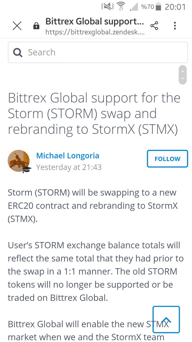 Stormx Ready For Token Swap Below Is The Date Time For Each Exchange Supporting Our Swap Binance 6 7 4 00am Utc Bittrex 6 8 8 00pm Utc Upbit 6 8 2 00 3 00pm Kst Wazirx