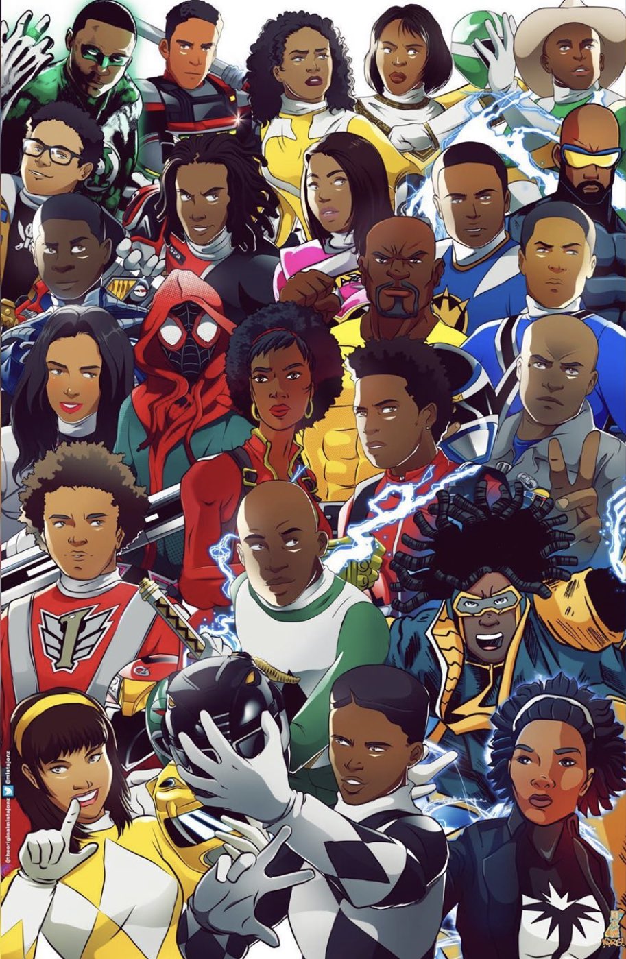 Blacksuperheroesraisedfistblackpower Poster ubicaciondepersonas