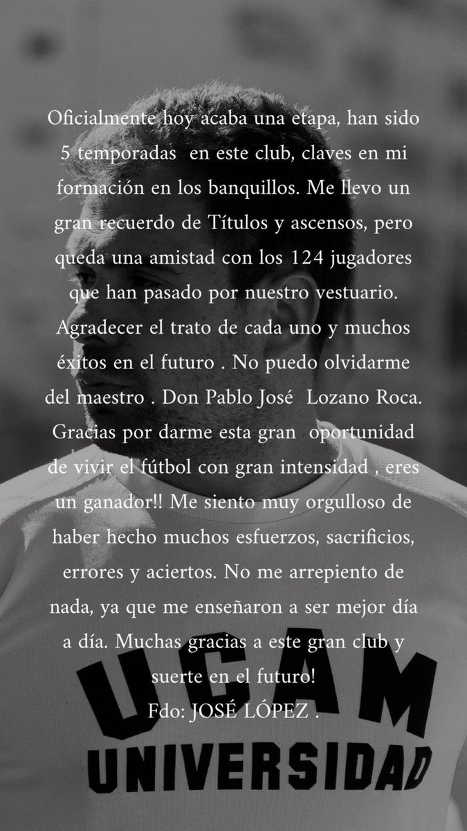 Hasta siempre ⚽️ <a href="/UCAMMurciaCF/">UCAM Murcia CF</a>