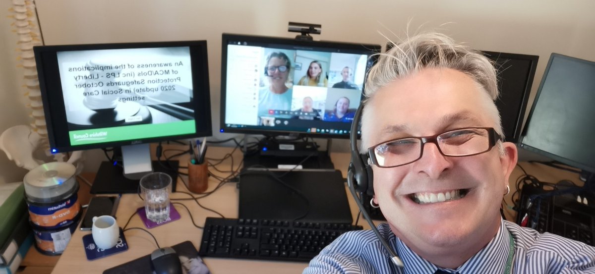 ianclarktrainer's tweet photo. What a fab week. I've trained support staff from @wiltscouncil @WCreablement, @BrandonTrust staff from @OxfordshireCC &amp; @hantsconnect which was delivered remotely. Brilliant staff making a positive change in their communities. #proudtoserve @WiltsLearning #learning #socialcare https://t.co/dHvj71pXHM