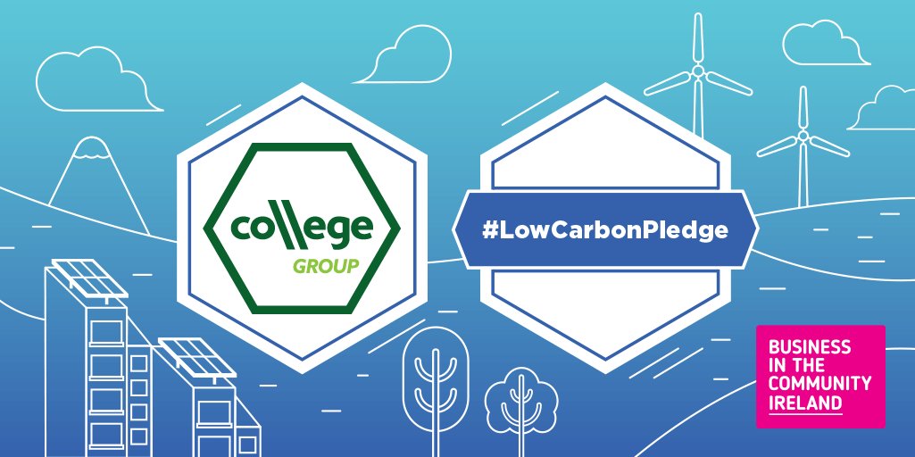Collaboration is key to transition to a low carbon future and as signatory of the @BITCIreland #LowCarbonPledge we are delighted to collaborate with over 50 other businesses in Ireland. All of us at College Group are so proud to be part of this movement.