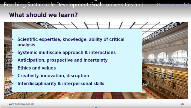 I Completely agree with Dr.Oosterban on her 6 pillars  for learning #SDGs & with Dr. Van't Land on interdisciplinary work gains. Thanks @HEGoingGlobal for this live initiative for #GoingGlobal2020