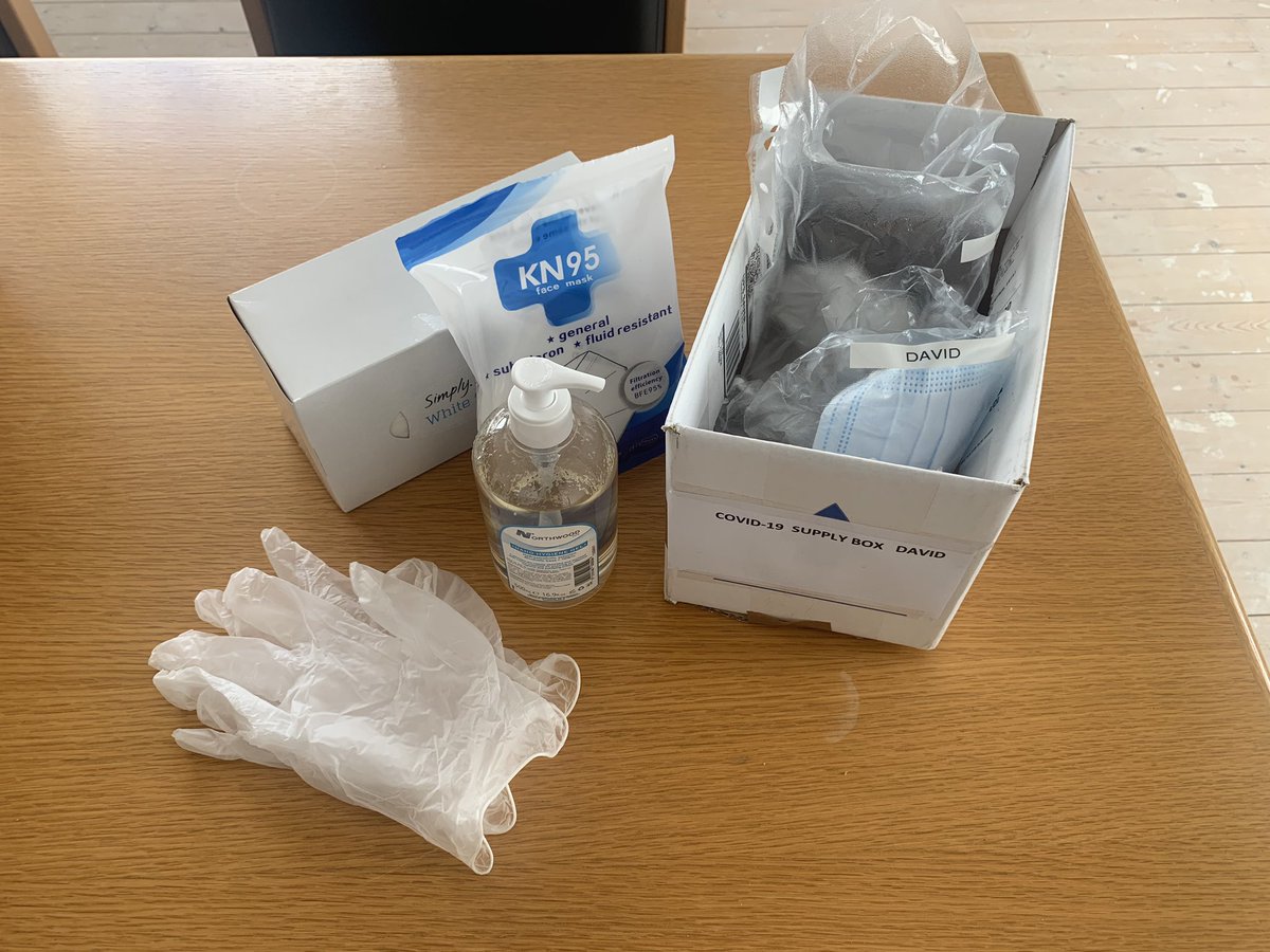 Our Cheryl created a covid19 ppe kit for each member of the team 💕  thank you 😊. #StaySafe #StayAlert #kombimatec #ukfenestration