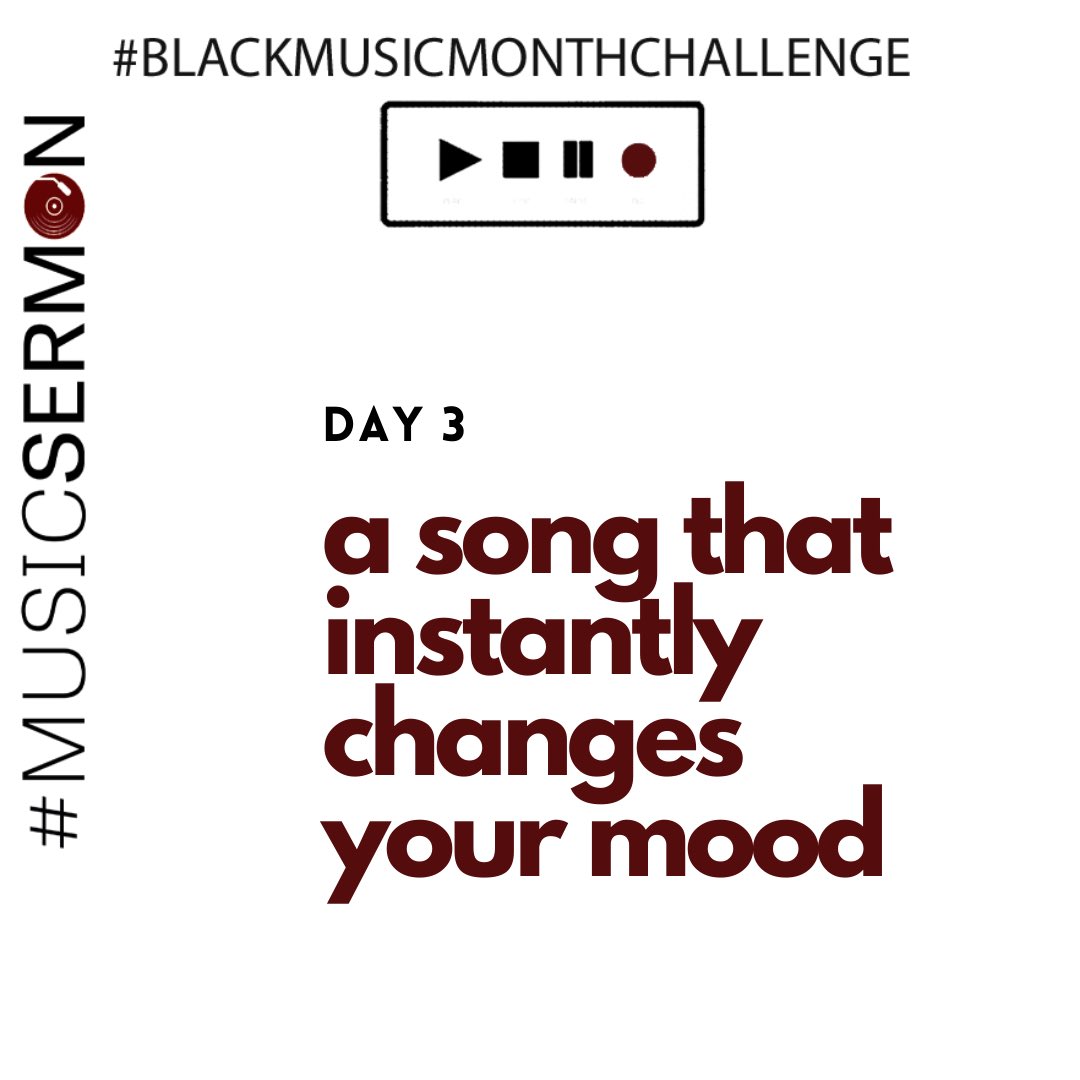 Happy Friday, fam. “Friday” as a concept stopped meaning anything significant three months ago, but these last 7 days have been especially brutal. We started the  #BlackMusicMonthChallenge with songs for strength and hope. For Day 3, what song instantly changes your mood?