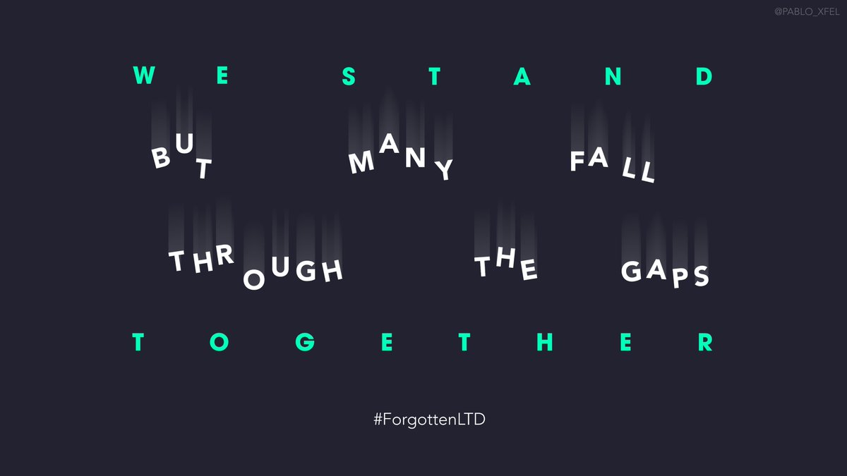 Todays OMB:

We stand together, but many fall through the gaps.
#ForgottenLTD 

<a href="/OneMinuteBriefs/">One Minute Briefs ⏱️</a> <a href="/RishiSunak/">Rishi Sunak</a> <a href="/HMRCgovuk/">HM Revenue & Customs</a> @ForgottenLTD #ForgottenLTD