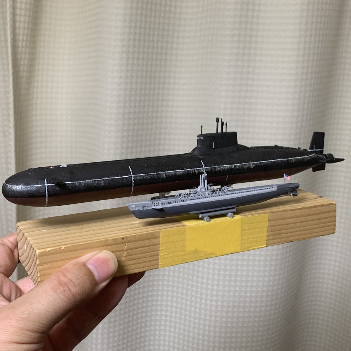 デス子たん 軍事ゲーマー On Twitter 追加 ガトー級と比較です Uボートと比べたら大きなガトー級潜水艦ですけど タイフーンの洒落にならない巨体